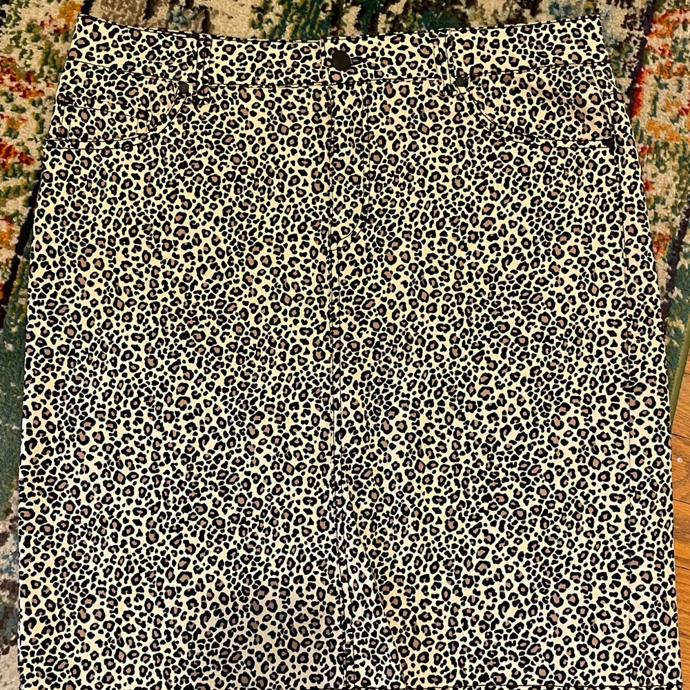 Animal Print Skirt